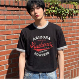 エッセンシャルスタンダード半袖リンガーTシャツアリゾナ ブラック