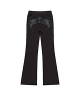 CROSS PATCHED PISTOL SWEATPANTS_CHARCOAL