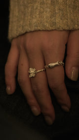 Light and You, silver ring