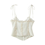 Yune Frill Corset Top