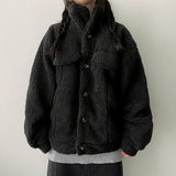 Vanin high neck soft wool jacket
