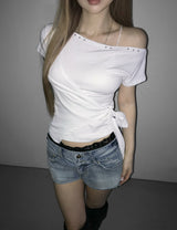 hdden tie top(3 color) 