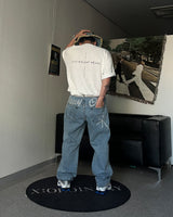 PD Handle Embroidered Denim Pants (3C)