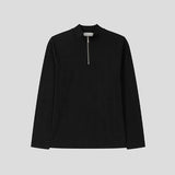 ジレオン ハーフジップ リブ ロングスリーブTシャツ