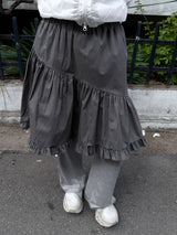  UNBAL FRILLED SKIRT