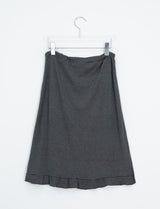 Tecto Summer Frill Banding Midi Skirt
