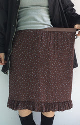 frillog dot skirt