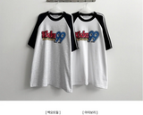 グランドカラーマッチングカラー ナグラントラックツーストリングストラップ オーバーフィットTシャツ
