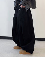 カフビゾバルーンコットンパンツ