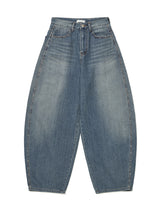 STUD BALLOON WIDE JEANS