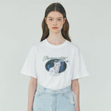 アクチュアリーアキャットTシャツ - ホワイト