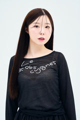 sheer logo TEE