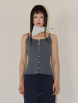 ストライプジャージベスト (BLUE)