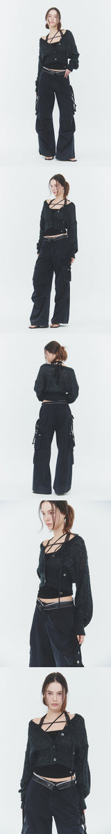 SARA CARGO PANTS black