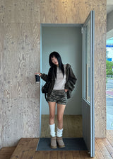 MILITARY MINI SHORTS