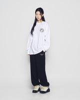 25FW WALKING AC BEAR LONG SLEEVE T-SHIRT WHITE