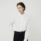ウォッシュドコットンシャツ WHITE