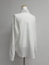 Nut Unbalance Wrap Loose Fit Shirt