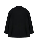 ジッパーストライプジャケット Black