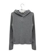 テリーカラーショートニットフードティー(4c)
