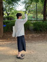 クリームバルーン7バミューダデニム