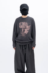 AT THE WHEEL ロングスリーブTシャツ