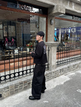 No.1686 twin emblem KNIT T