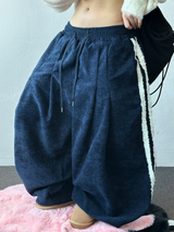 キュリタッピングトラックベルベットバルーンツータックバルーンパンツ 🤎🖤 3 カラーズ