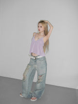 krish cubic  bustier top(2 color)