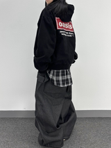 non-faded front pocket balloon pants