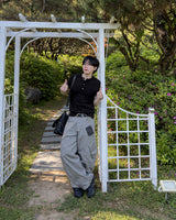 エレンレイヤードヘンリーネックニット