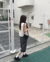 Stud bermuda pants