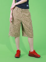 パターンカーゴハーフパンツ (LEOPARD)