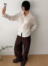 CRINKLE WAVE SHIRT