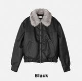 Kati Real Raccoon Fur Leather Jacket