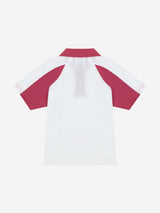 1/2 オーセンティックテーブルテニストレーニーTシャツ (ホワイト/ピンク)
