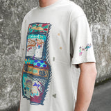 アーケードレトロプリントTシャツ