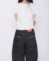 Daisy Flower Lace Delicate Short Sleeve T-shirt