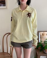 ホース ナンバリング ピーケー カラー ロングスリーブ Tシャツ