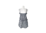Gaps Check Bustier String Sleeveless One Piece