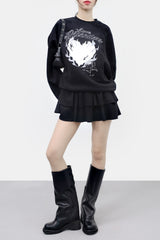 Luluan Track Fleece Cancan One Piece