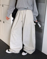ラグビースナップストライプカーゴパンツ