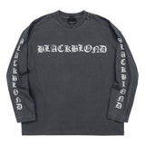 BBD Crushed Faith Pigment Long T-Shirt (Charcoal)