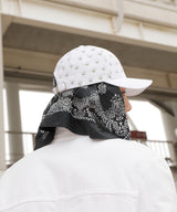 Chubasco ウィードパターンボールキャップ BCW017 ホワイト