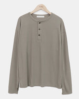 Kiyul Henley-Neck Warmer Long Sleeve T-Shirt