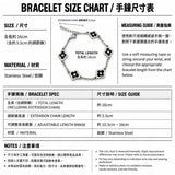 ミッドナイト フラワー ブレスレット