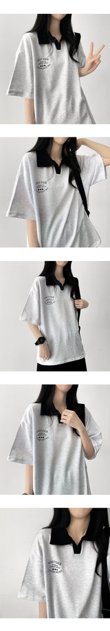 ホイカラーリング半袖Tシャツ