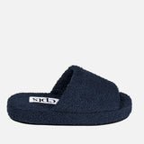 HODGEHOG TOWELING SLIDES_NAVY
