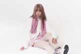 Mini ribbon muffler_pink