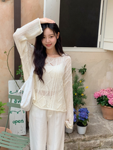 ベーシッククロップレイヤードキャップスリーブレス(3color)